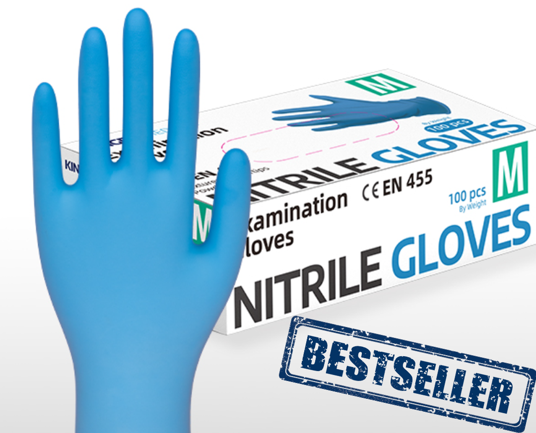 Nitril Einweghandschuhe | KINGFA | blau