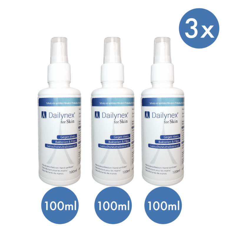 3x 100ml Händedesinfektion Spray Dailynex®