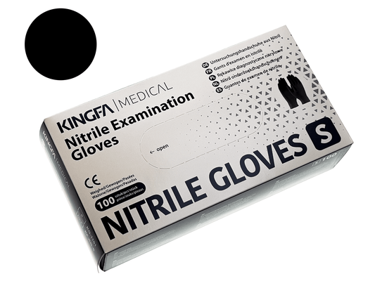 Kingfa Nitril Einweghandschuhe Packung mit 100 Stück